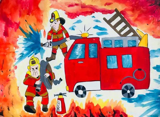 &ldquo;消防安全 伴我成長(zhǎng)&rdquo;主題繪畫優(yōu)秀作品展播